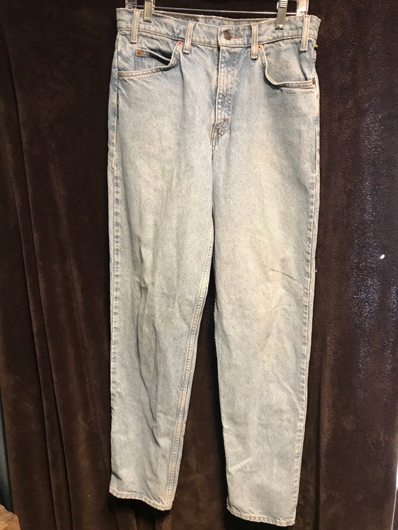 Levis orange tab vintage 550 jeans relaxed fit li… - image 1