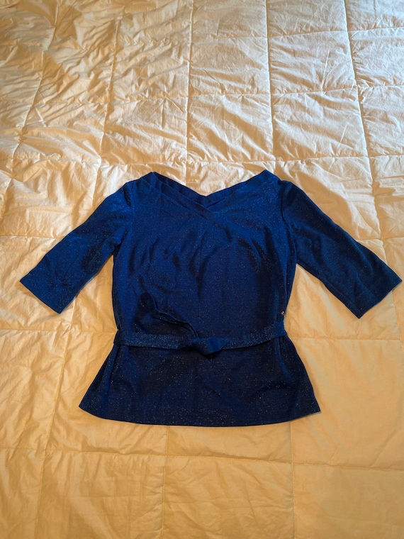 Vintage Koret of California size 11/12 metallic bl