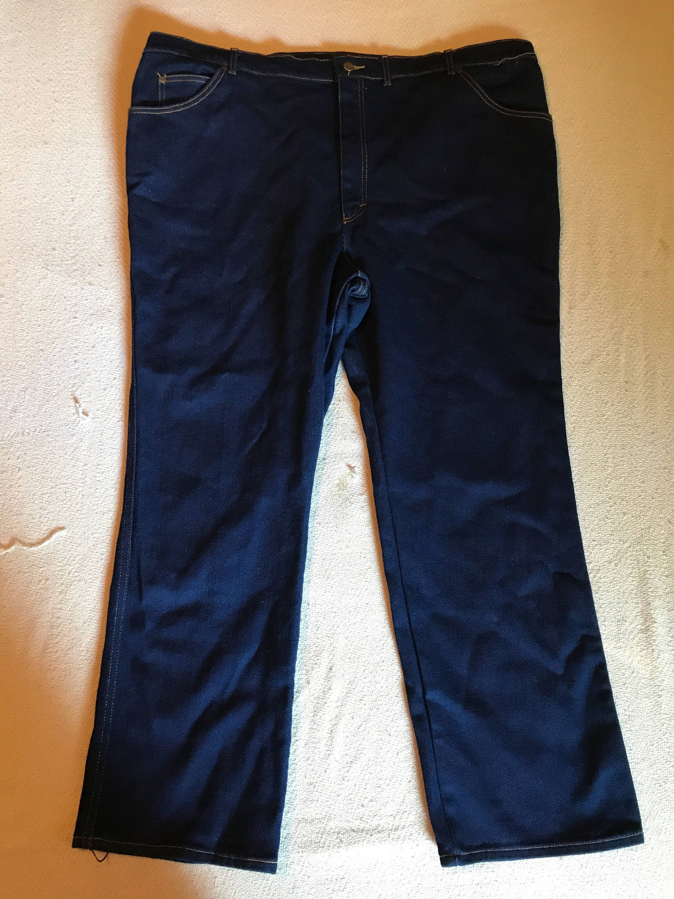 Lee Men's 50x32 Darkwash Vintage Like New Jeans - Etsy
