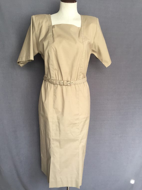 Vintage 80's purple shirt dress L Willi of California main image 0