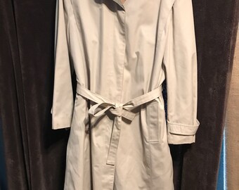Forecaster International Vintage Trenchcoat Size 13 14 With Femoveable Zip Out Liner in Good Condition Rare Minimalist Trenchcoat From 70 s Etsy