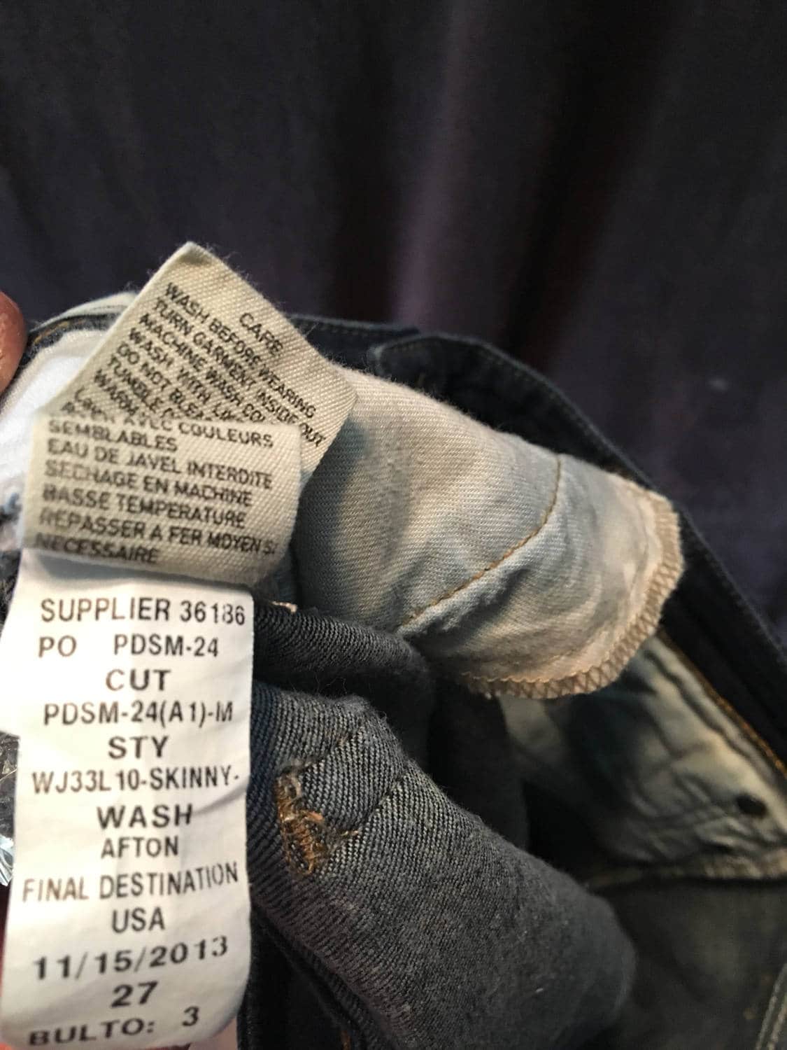 Ralph Lauren Denim and Supply 27 Dark Wash Skinny Jeans - Etsy