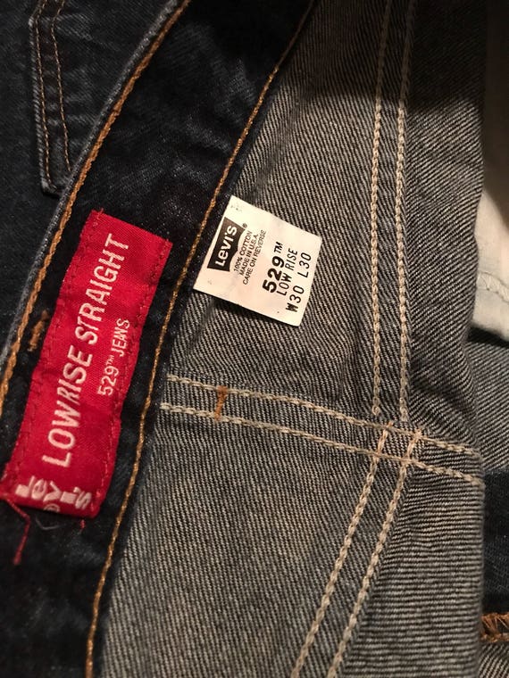 levi's 529 low rise straight jeans