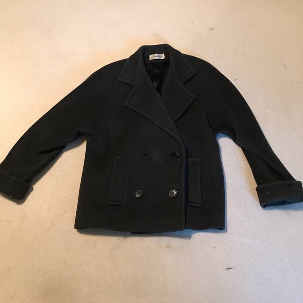 Bromleigh UsA made vibtage wool coat medium