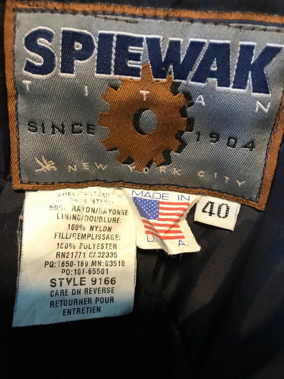 Spiewak Titan Size 40 Black Officers Law Enforcement