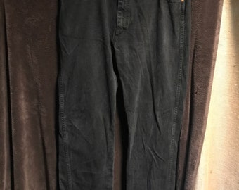Vintage Wrangler Black Jeans, Faded Denim (40x36)