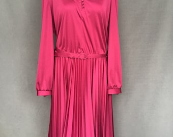 Vintage 70s Shirtwaist Dress Union Made