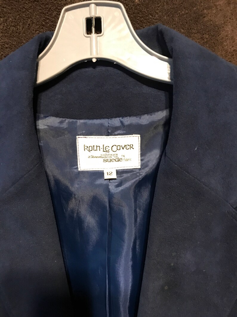 Roth Le Cover Suede Blazer Vintage