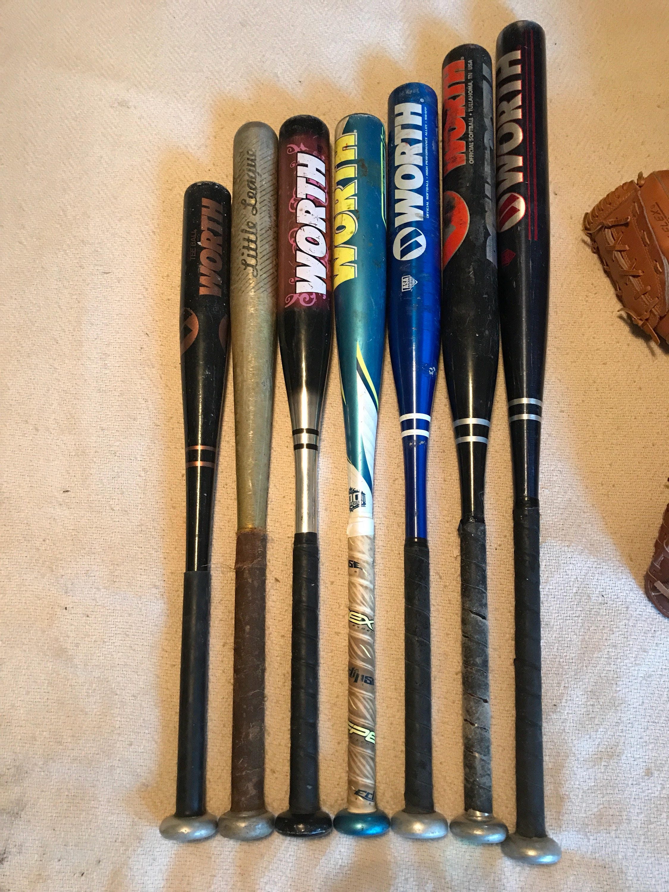 Vintage 16” Louisville Slugger Bats (2) - collectibles - by owner