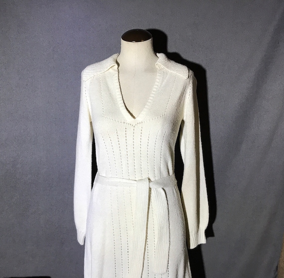 Vintage 1979s Wenjilli Knit Maxi Dress