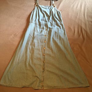 LEAD vintage womens denim dress size 18/38 used