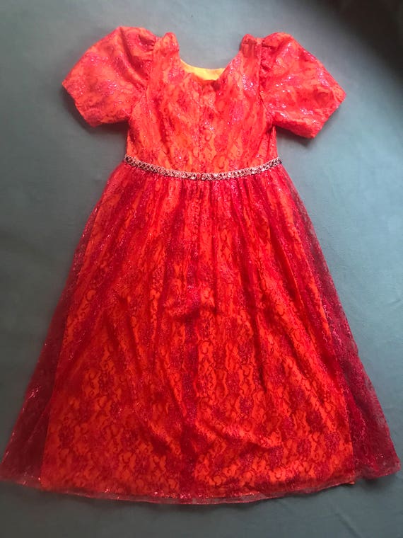 Ann's Vogue Shoppe Custome Made Red Formal Dress … - image 4