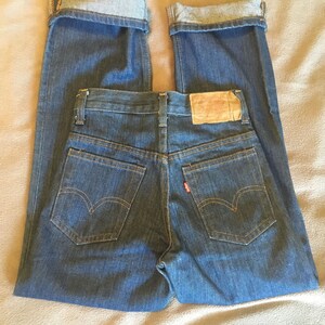 Levis 717-0914 dark wash straight leg deadstock vintage levis red tabs new no tags