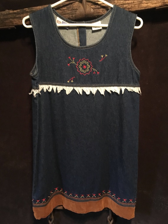 Faded glory sale jean dress