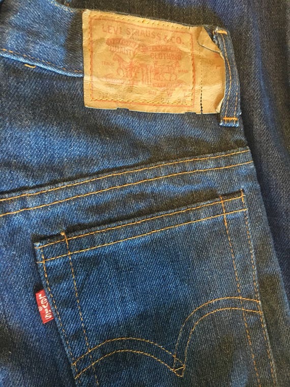 Levis 717-0914 dark wash straight leg deadstock v… - image 2