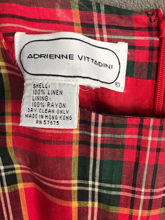 adrienne vittadini linen dress