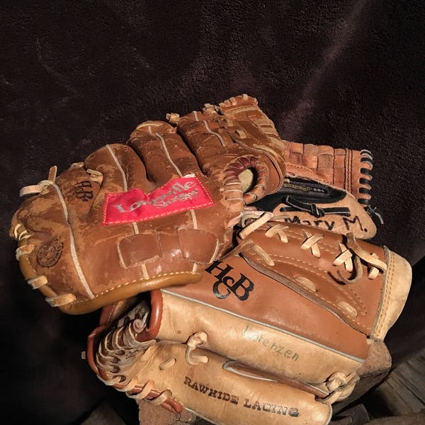 Used Baseball Gloves Etsy