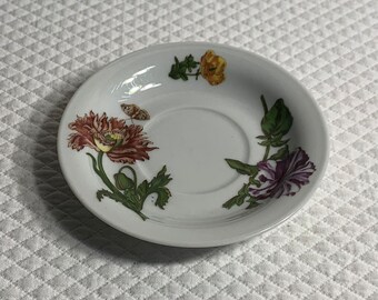 Vintage Floral Stoneware Trinket Dish - BIA Cordon Bleu
