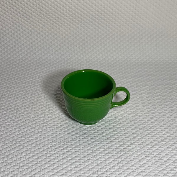 Vintage Spring or Grass green Fiesta Ware mug, Made in USA.