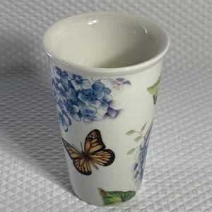Lenox Butterfly Meadow travel coffee cup.