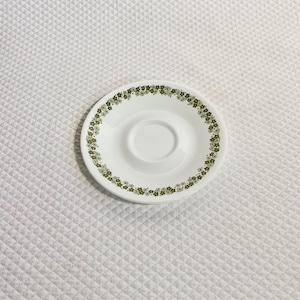 Vintage 1970&#39;s Corelle Spring Blossom/Crazy Daisy 6 1/4&quot; diameter saucer