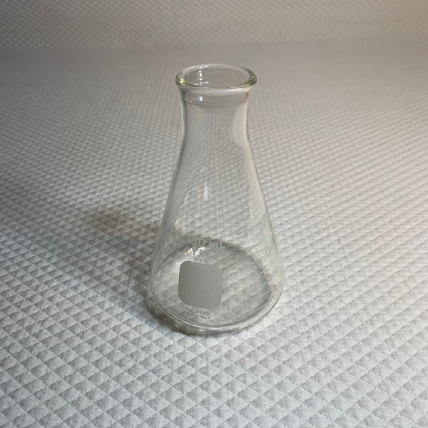 Vintage 250 mL Pyrex Narrow mouth Erlenmeyer flask, no stopper.