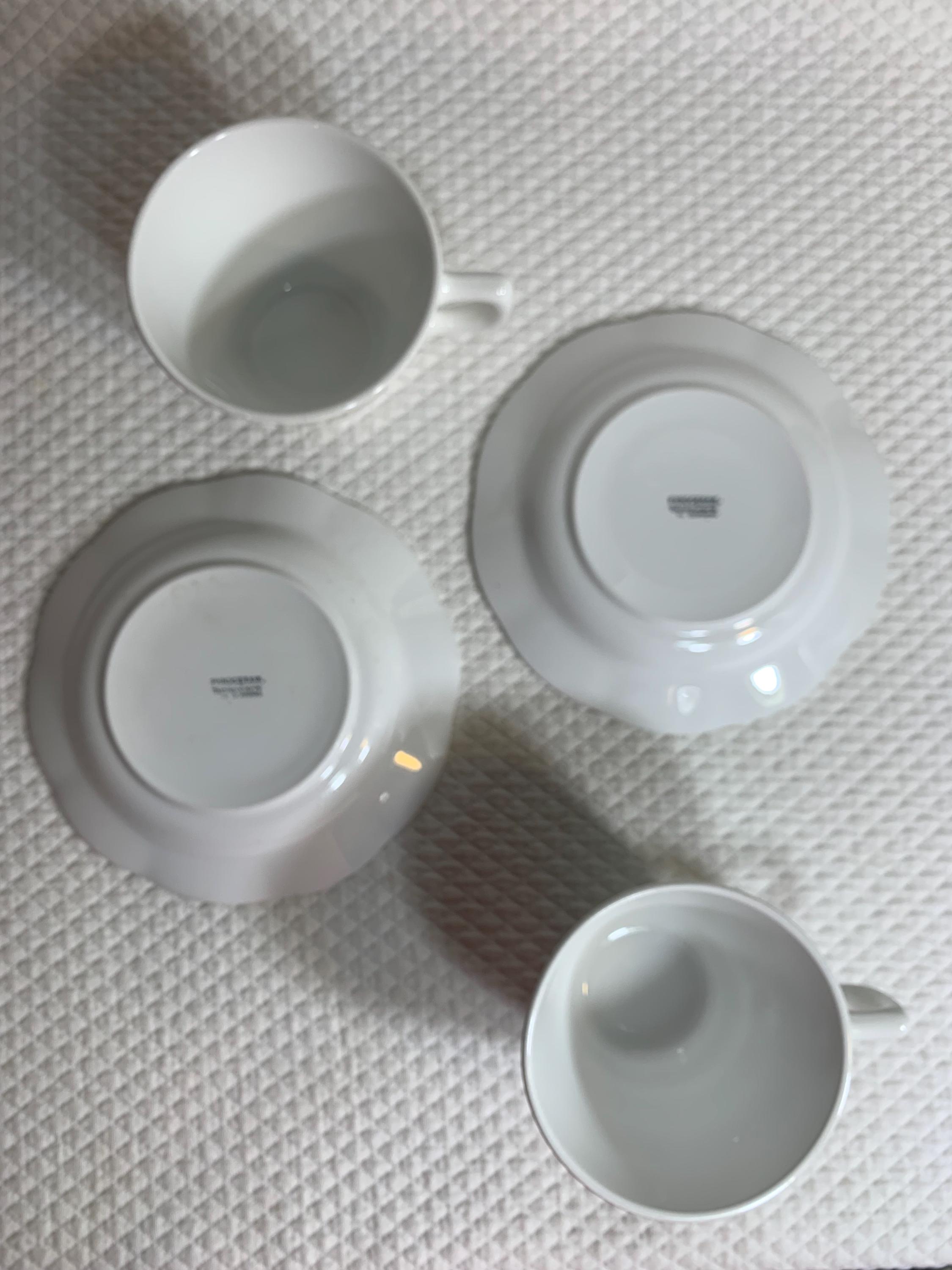 Pyroceram Tableware Set of 2 Vintage Pyroceram Brand Tableware by Corning Cup and Saucer ...