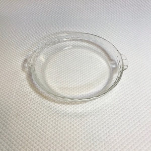 Vintage Pyrex 229 9 1/2&quot;  clear glass pie plate