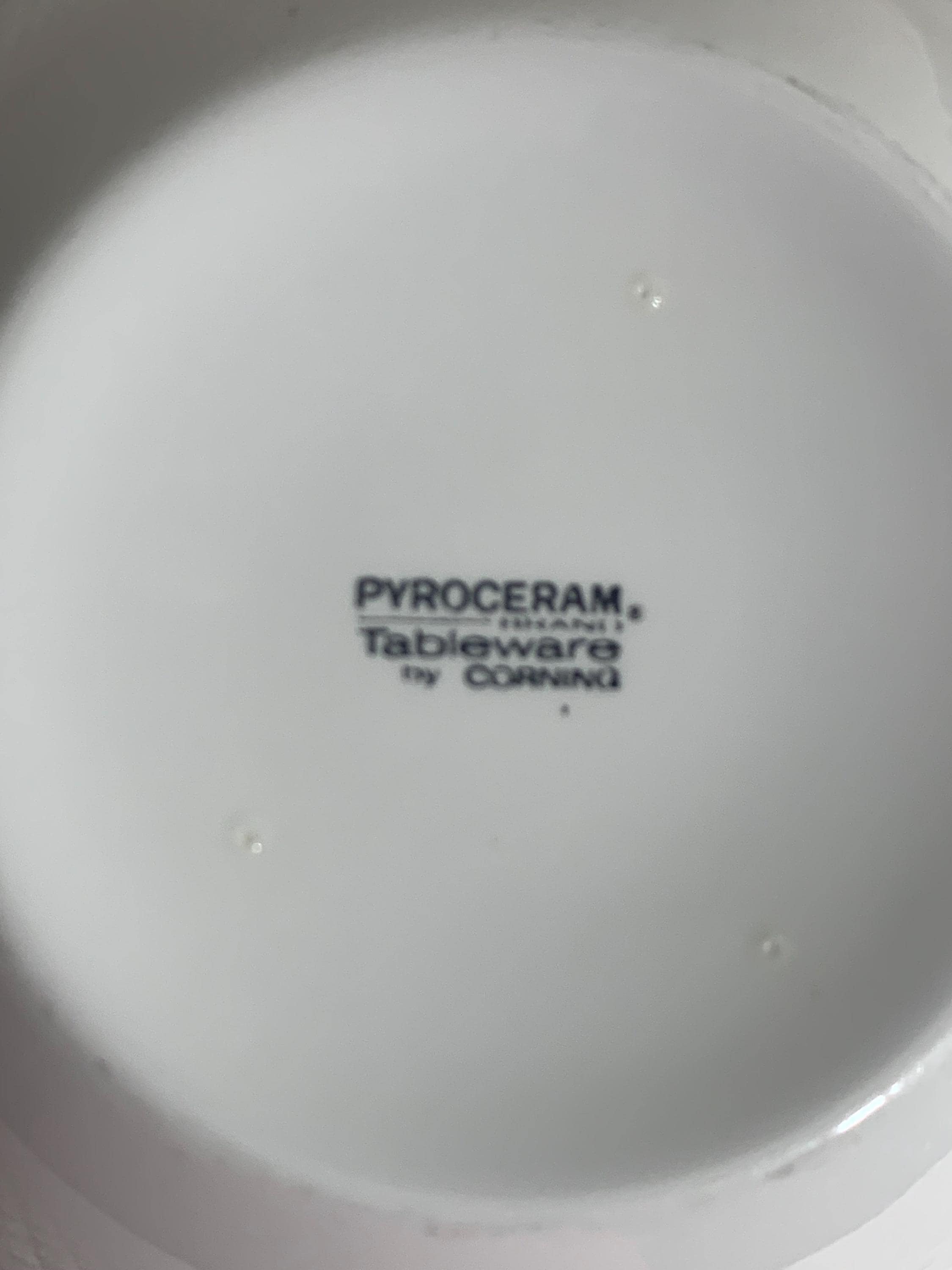 Pyroceram Tableware Set of 2 Vintage Pyroceram Brand Tableware by Corning Bowls. - Etsy