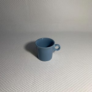 Vintage Blue Fiesta Ware mug, HLC Made in USA.