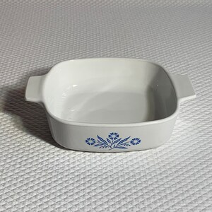 Blue Cornflower one quart casserole, Vintage Corningware. Please note this is a casserole only, without lid