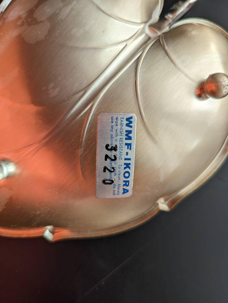 Vintage Leaf Dish--wmf Ikora - Etsy