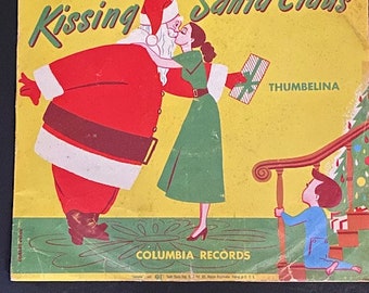 I Saw Mommy Kissing Santa Claus Vinyl Original 1953 78 RPM