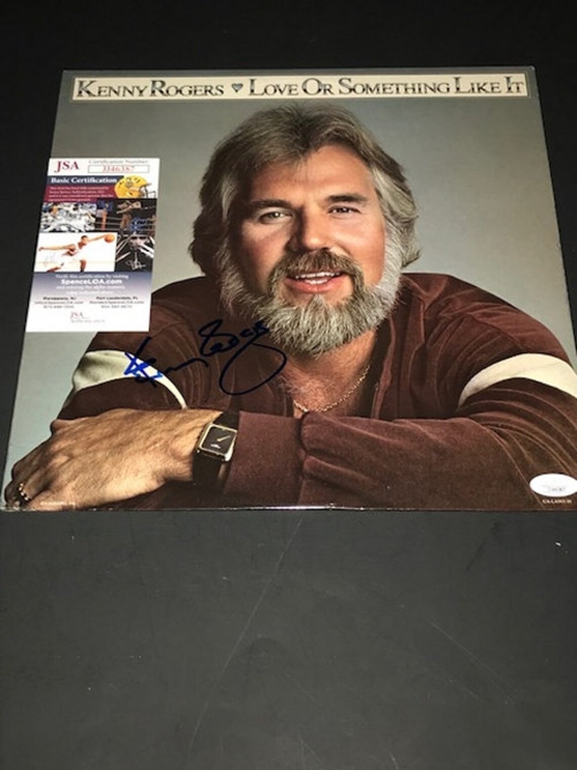 KENNY ROGERS signed autographed photo happy smile COA Hologram main image 1