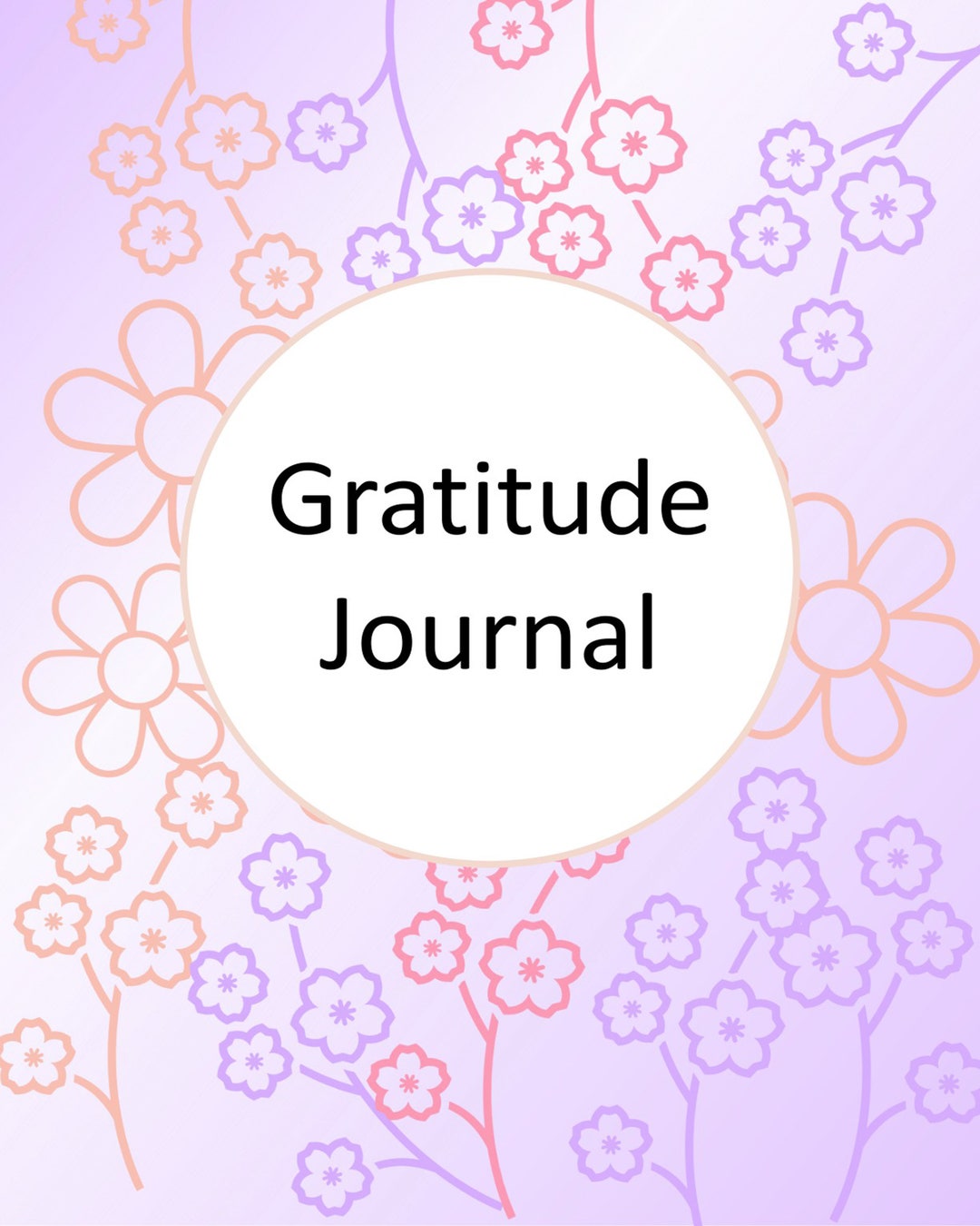 52-week Gratitude Journal, Daily Check-in, Minimalist Journal ...