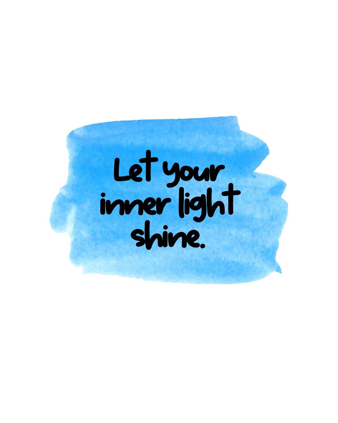 Let Your Inner Light Shine, Inspiring Wall Art, Digital Print ...