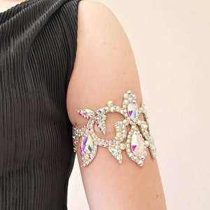 Dance arm bracelet, ballroom jewelry, ballroom jewellery, ballroom dress, ballroom dance bracelet, bellydance jewelry, ballroom arm jewelry