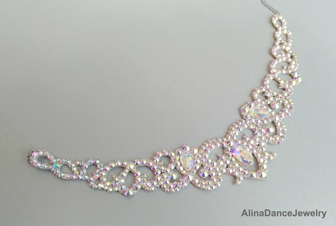 Ballroom Necklace Ballroom Jewelry Ballroom Dance Dress Etsy