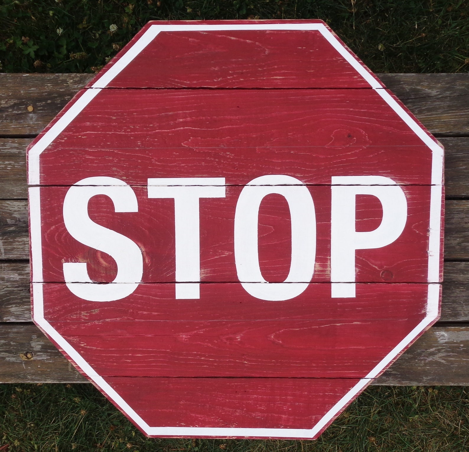 Wood Stop Sign Wall Art Transportation Room Decor Vehicle Etsy