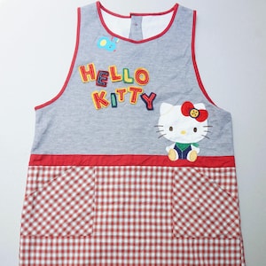 HELLO KITTY Patches geruite schort