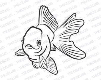 Download Goldfish Cricut Etsy