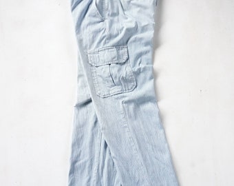 GAP Jeans Hickory Striped Cargo Pants