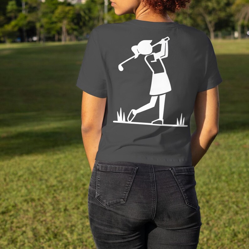 Woman Golfer SVG PNG DXF Files: Golf Vector Clipart for Cricut ...