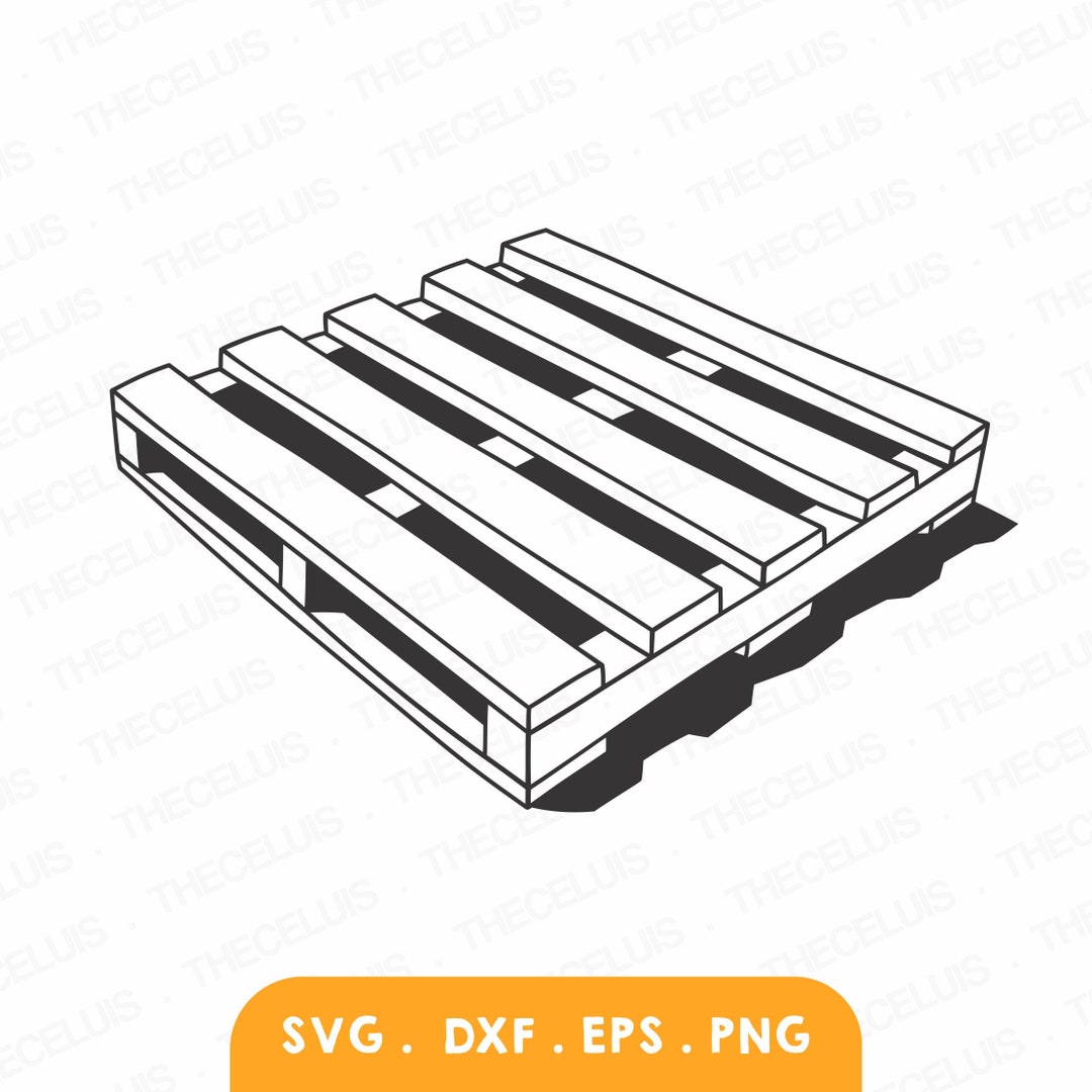 Pallet SVG: Wood Clipart Cutting File (digital Download) - Etsy