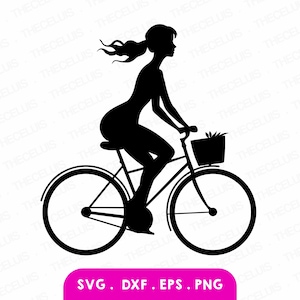 Frau fährt Fahrrad, geschnitten, geschnitten, geschnitten, geschnitten, geschnitten, geschnitten, geschnitten, wasserfest