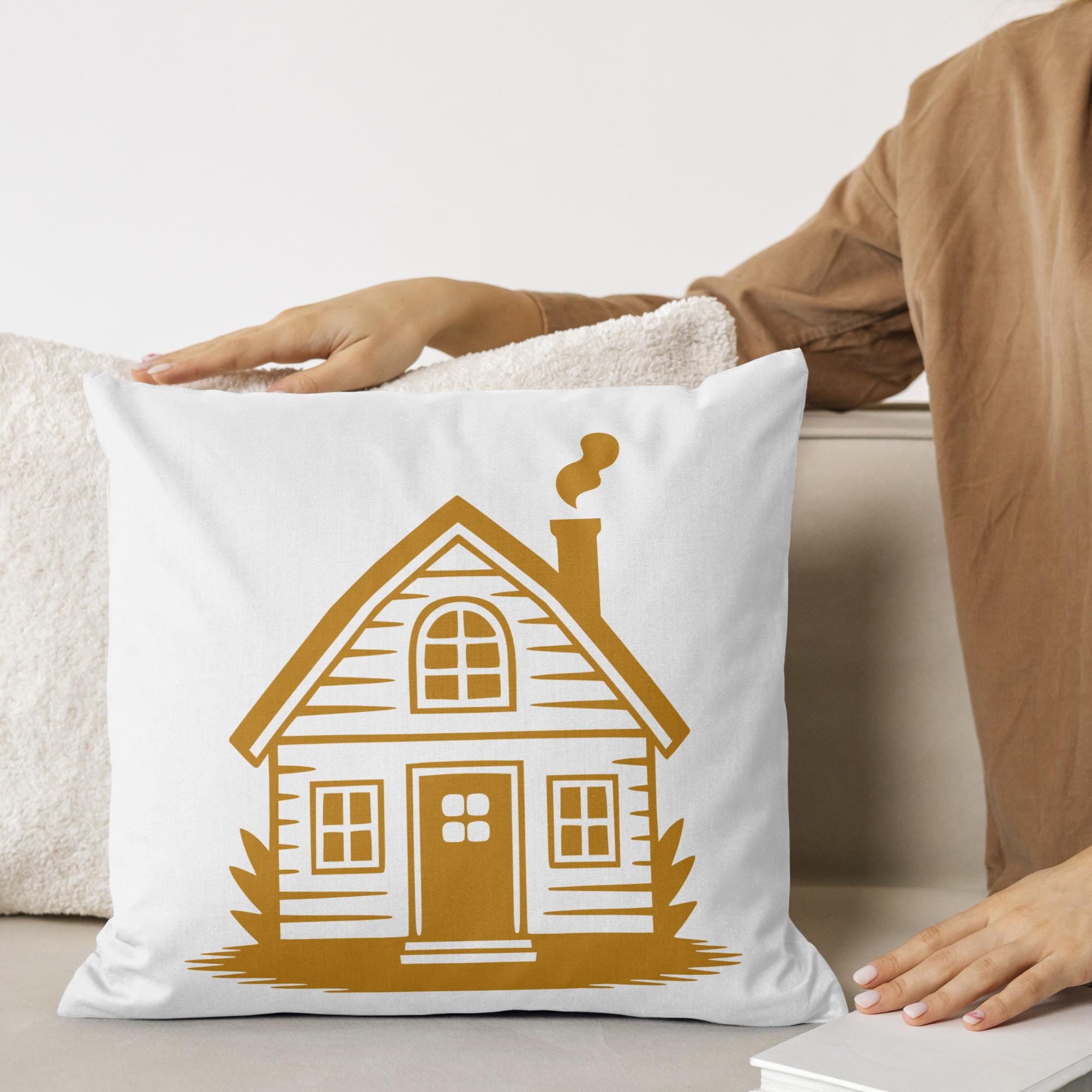 Wooden House SVG DXF PNG File for Cricut Silhouette - Cutting ...