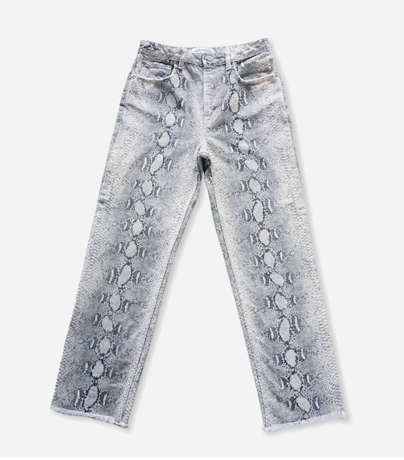 Zara snake jeans hotsell