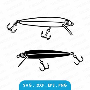 fish lure outline minnow Free Fisher: Unpainted Fishing Lures creating an irresistible sparkle that attracts even the most elusive fish Fishing hook wobbler illustration tackle