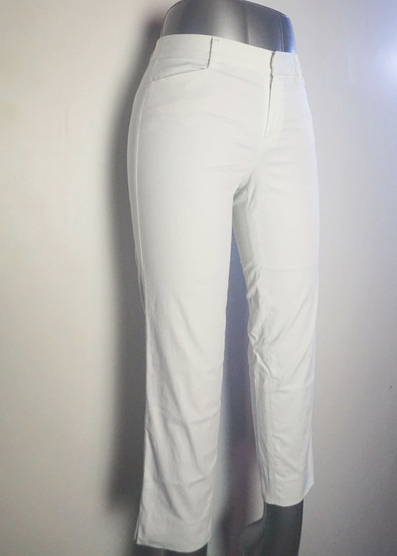 UNIQLO Stretchable White Cropped Pants - Etsy