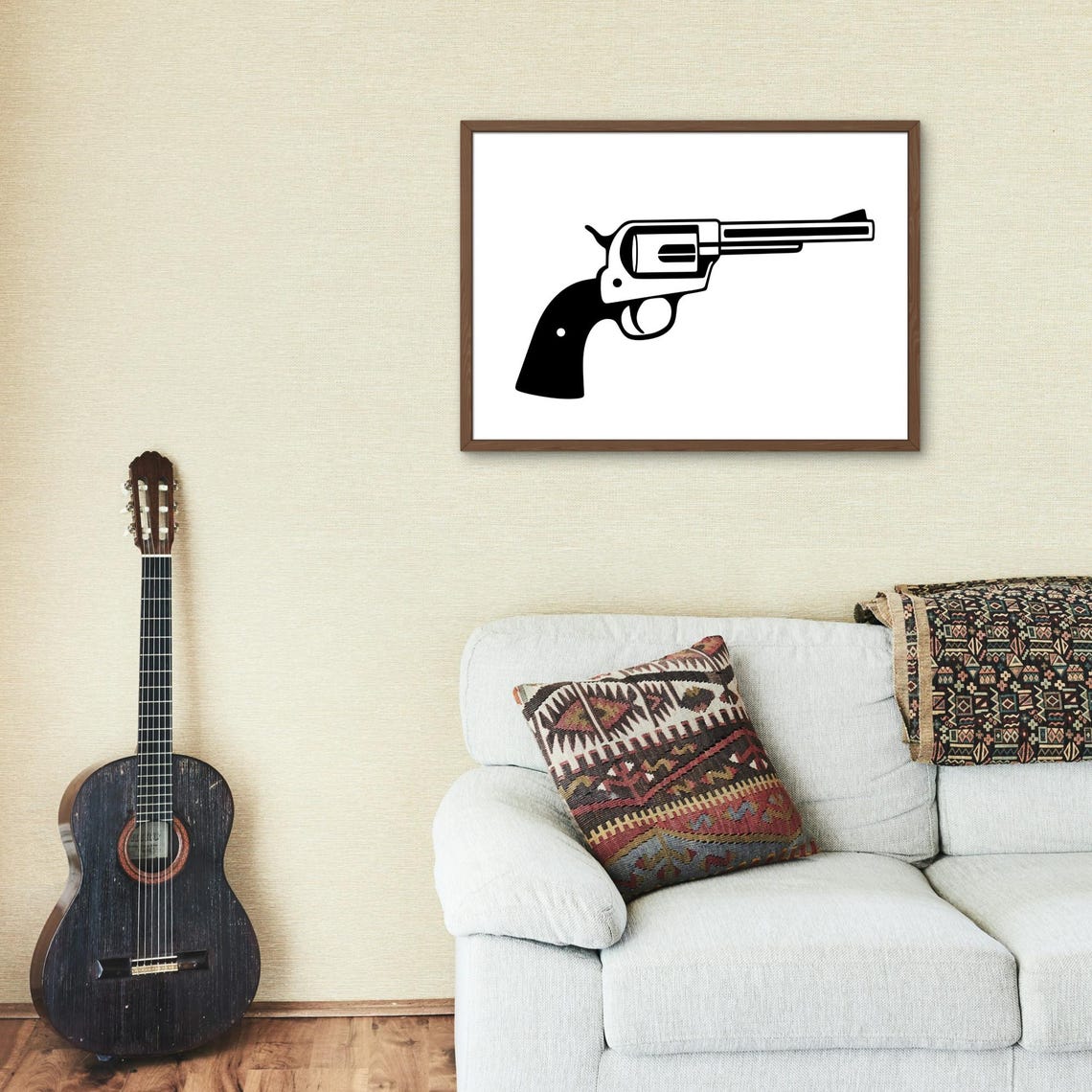Cowboy Gun SVG DXF PNG File for Cricut Silhouette - Cutting, Engraving ...